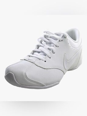 Nike Cheer Unite Leather White Gray Sneakers 583145-110 Shoes-Women’s 8